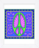 Peace sign (green) (Framed) -  Kem McNair - McGaw Graphics