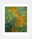 The Path in the Iris Garden (Framed) -  Claude Monet - McGaw Graphics