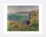 The Cliff at Varengeville, 1882 (Framed) -  Claude Monet - McGaw Graphics