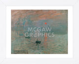 Impression, Sunrise (Framed) -  Claude Monet - McGaw Graphics