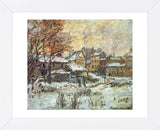 Snow Effect, Sunset (Framed) -  Claude Monet - McGaw Graphics