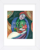 Girl with Cat II (Framed) -  Franz Marc - McGaw Graphics