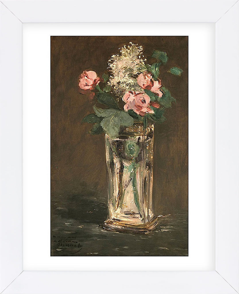 Flowers in a Vase, Ca. 1882 (Framed) | McGaw Graphics