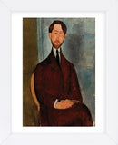 Portrait of Leopold Zborowski (Framed) -  Amedeo Modigliani - McGaw Graphics