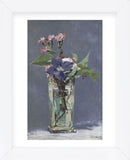 Carnations and Clematis in a Crystal Vase (Framed) -  Edouard Manet - McGaw Graphics