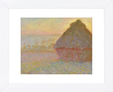 Grainstack (Sunset), 1891  (Framed) -  Claude Monet - McGaw Graphics