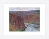 Valley of the Creuse (Gray Day), 1889 (Framed) -  Claude Monet - McGaw Graphics