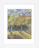 Les Tilleuls a_ Poissy, 1882 (Framed) -  Claude Monet - McGaw Graphics