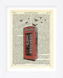 Red Telephone Box (Framed) -  Marion McConaghie - McGaw Graphics