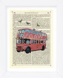 Butterfly London Bus (Framed) -  Marion McConaghie - McGaw Graphics