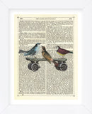 Birds on a Skateboard (Framed) -  Marion McConaghie - McGaw Graphics