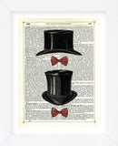 Top Hat & Bow Ties (Framed) -  Marion McConaghie - McGaw Graphics