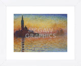 San Giorgio Maggiore at Dusk, 1908 (Framed) -  Claude Monet - McGaw Graphics