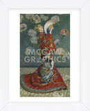 La Japonaise (Camille Monet in Japanese Costume), 1876 (Framed) -  Claude Monet - McGaw Graphics