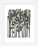 We - Minimalist Ink Series (Framed) -  Kiana Mosley - McGaw Graphics
