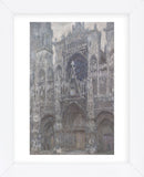The Cathedral in Rouen, The Portal, Grey Weather, 1892 (Framed) -  Claude Monet - McGaw Graphics