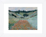 Poppy Field in a Hollow Near Giverny, 1885 (Framed) -  Claude Monet - McGaw Graphics