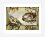 The Creation of Adam (Full) (Framed) -  Michelangelo - McGaw Graphics