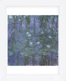 Blue Water Lilies, 1916-1919 (Framed) -  Claude Monet - McGaw Graphics