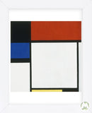 Composition No. III / Fox Trot B with Black, Red, Blue and Yellow, 1929 (Framed) -  Piet Mondrian - McGaw Graphics