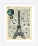 Eiffel Butterflies (Framed) -  Marion McConaghie - McGaw Graphics