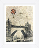 Tower Bridge Balloon (Framed) -  Marion McConaghie - McGaw Graphics