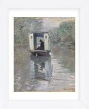 The Studio Boat (Le Bateau-atelier), 1876 (Framed) -  Claude Monet - McGaw Graphics