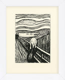 The Scream (serigraph)  (Framed) -  Edvard Munch - McGaw Graphics