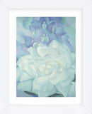 White Rose with Larkspur No. 2, 1927  (Framed) -  Georgia O'Keeffe - McGaw Graphics