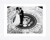 President Obama and The First Lady (b/w) (Framed) -  Celebrity Photography - McGaw Graphics