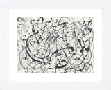 Number 14:  Gray  (Framed) -  Jackson Pollock - McGaw Graphics