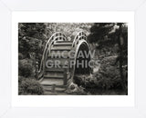 Moon Bridge in Tea Garden  (Framed) -  Christian Peacock - McGaw Graphics