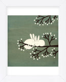 Rabbits on Marshmallow Tree  (Framed) -  Kristiana Pärn - McGaw Graphics