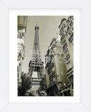 Eiffel Tower Street View #1 (Framed) -  Christian Peacock - McGaw Graphics