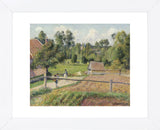 View from the Artist's Window, Eragny  (Framed) -  Camille Pissarro - McGaw Graphics