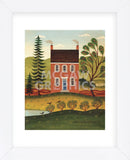 House and Lake (Framed) -  Diane Ulmer Pedersen - McGaw Graphics