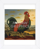 Rooster (Framed) -  Diane Ulmer Pedersen - McGaw Graphics