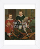 The Hobby Horse, ca. 1840 (Framed) -  Robert Peckham - McGaw Graphics