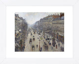 Boulevard Montmartre, Morning, Cloudy Weather, 1897 (Framed) -  Camille Pissarro - McGaw Graphics