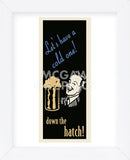 Let's have a cold one  (Framed) -  Retro Series - McGaw Graphics