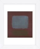 No. 37/No. 19 (Slate Blue and Brown on Plum), 1958  (Framed) -  Mark Rothko - McGaw Graphics