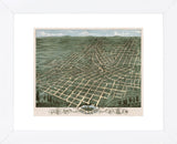 Bird’s Eye View of the City of Atlanta, Georgia, 1871 (Framed) -  A. Ruger - McGaw Graphics