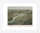 Minneapolis and Saint Anthony, Minnesota, 1867 (Framed) -  A. Ruger - McGaw Graphics