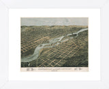 Minneapolis and Saint Anthony, Minnesota, 1867 (Framed) -  A. Ruger - McGaw Graphics