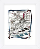 Piano-steps (Framed) -  Cyril Réguerre - McGaw Graphics