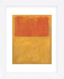 Orange and Tan, 1954 (Framed) -  Mark Rothko - McGaw Graphics