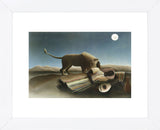 The Sleeping Gypsy  (Framed) -  Henri Rousseau - McGaw Graphics