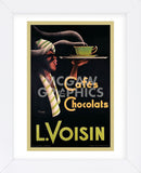 L. Voisin Cafes & Chocolats, 1935 (Framed) -  Noel Saunier - McGaw Graphics