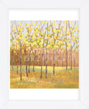 Yellow and Green Trees (center) (Framed) -  Libby Smart - McGaw Graphics