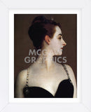 Madame X (detail) (Framed) -  John Singer Sargent - McGaw Graphics